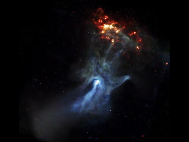 Imagem de raios-X do pulsar PSR B1509-58