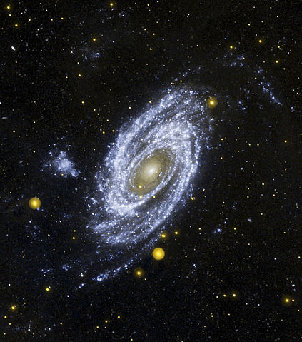 UV imagem da galáxia espiral M81