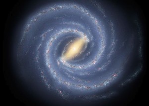Artist's concept of Milky Way's intricate spiral structure