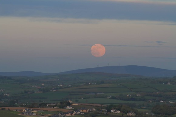 May 24, 2013 supermoon from Daragh McDonough in Letterkenny, County Donegal, Ireland.