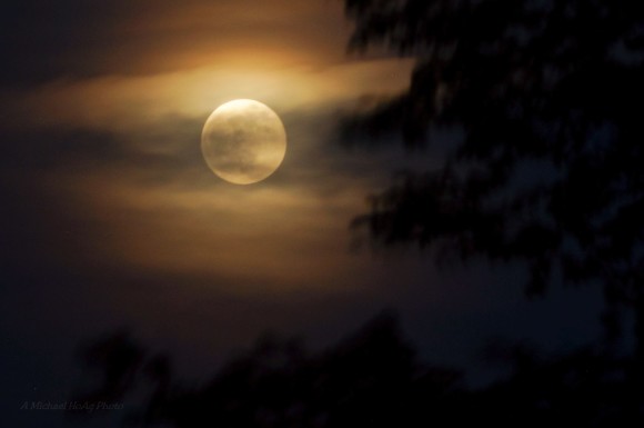 May 24 supermoon over Kansas from Mike Hoag.