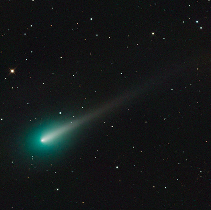 Photo of Comet ISON taken on 2013 October 8. Image credit: Adam Block/Mount Lemmon Sky Center/University of Arizona