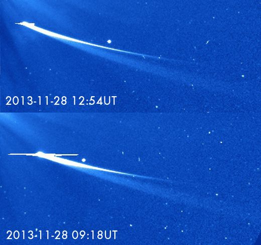 Vista Del Cometa Ison En Chile