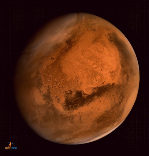 Image via Mars Orbiter Mission