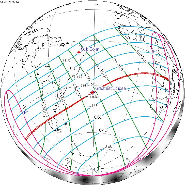 Path of 26 February 2017 solar eclipse shadow [click to enlarge]