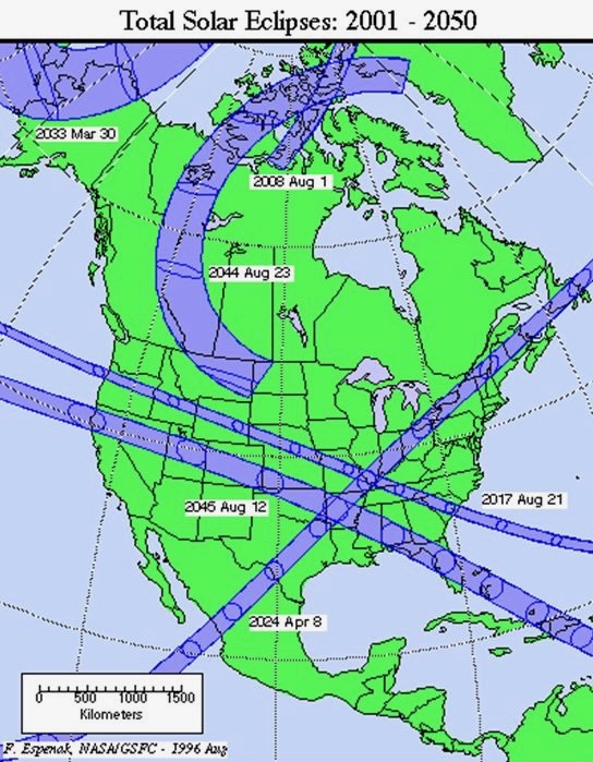 When's the next total solar eclipse for North America? Astronomy