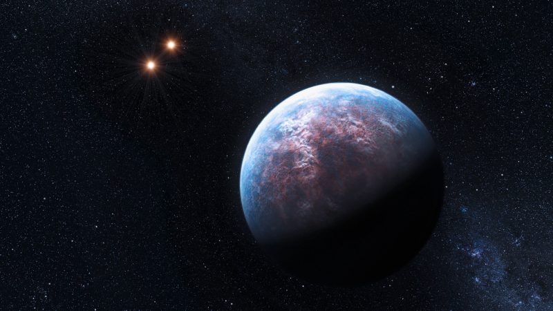 Artist's conception of the super-Earth exoplanet Gliese 667 C
