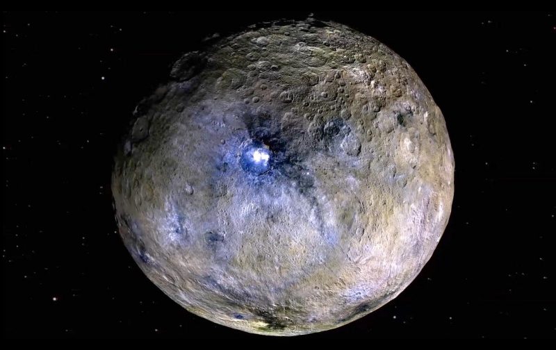 False-color view of Ceres.