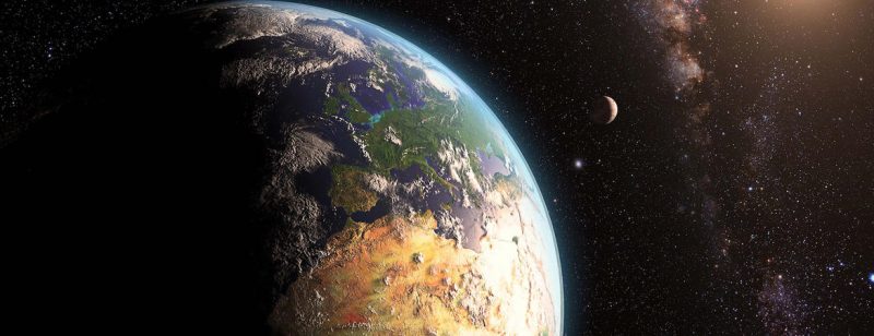 Earth as seen from space.