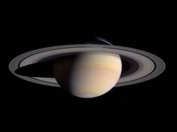Saturn as viewed from the Cassini spacecraft. Image Credit: NASA