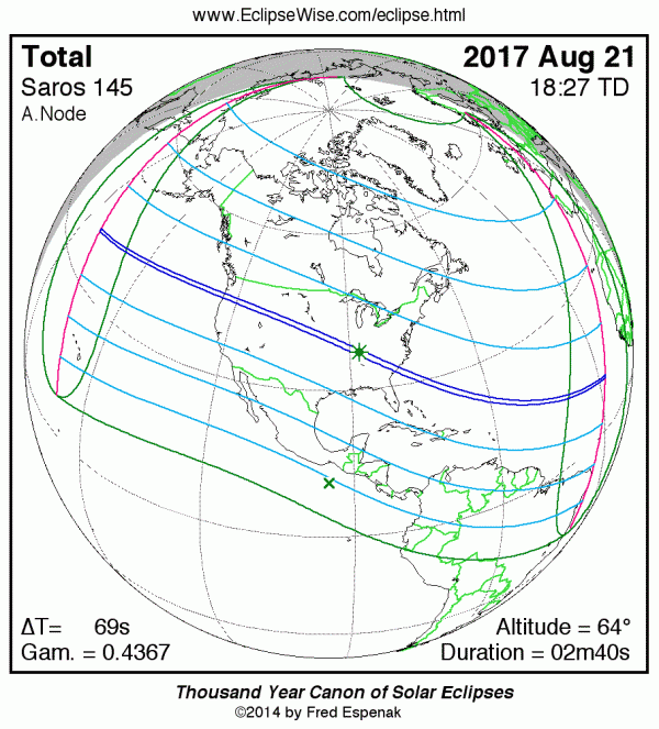 Time Chart For Solar Eclipse 2017
