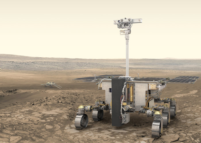 Rover on Mars.