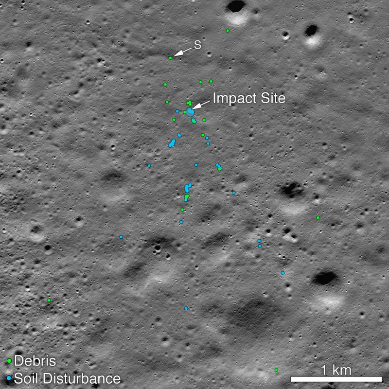 Chennai engineer helped find India’s Vikram lander, which crashed on the moon Vikram-lander-debris-soil-disturbance-e1575377785505